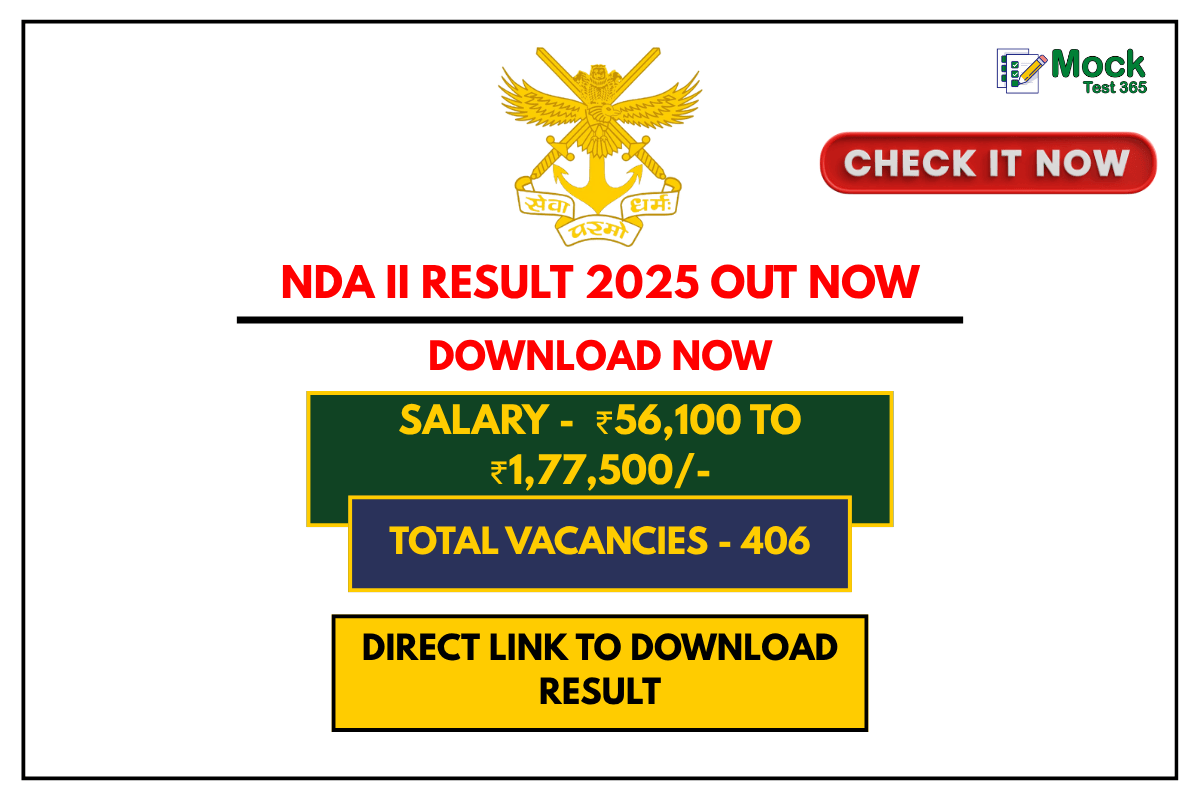 NDA II Result 2025 Out Now – Direct Link to Download Scorecard